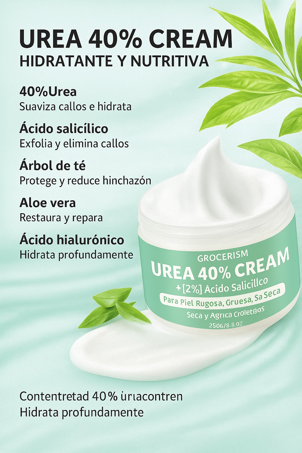 CREMA UREA REPARADORA 40%